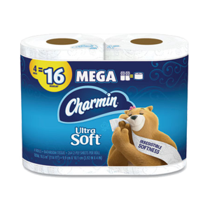 Procter & Gamble PGC52769 Charmin Ultra Soft Bathroom Tissue 2Ply 4 x 3.92 4 Rolls per Pack 6 Packs/Carton