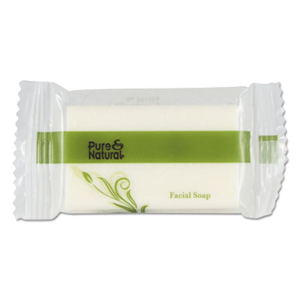 Transmacro Amenities PNN500150 Pure & Natural Body and Facial Soap 1 1/2 White 500/Carton