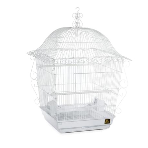Prevue Pet Products PP-220W Elegant Scrollwork Bird Cage White