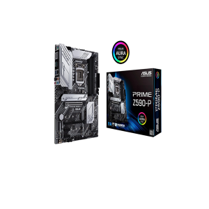 Asus Prime Z590-P Desktop Motherboard - Intel Chipset - Socket LGA-1200 - Intel Optane Memory Ready - ATX