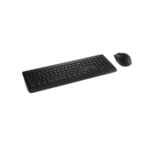 Microsoft PT3-00001 Wireless Desktop 900 USB Wireless Keyboard And USB Wireless Mouse Symmetrical Ergonomic Fit