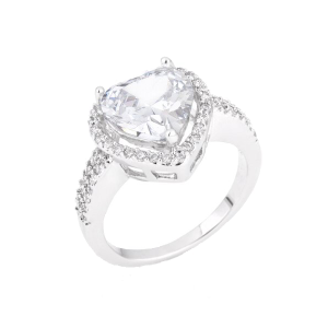 Icon Bijoux R08351R-C01-05 Valentine Heart Ring