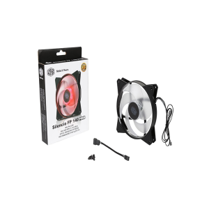 COOLER MASTER R4-S4CR-14PR-R1 MasterAccessory Silencio FP 140 Fan 4-Pin PWM + 2-Pin LED for MasterCase Maker 5