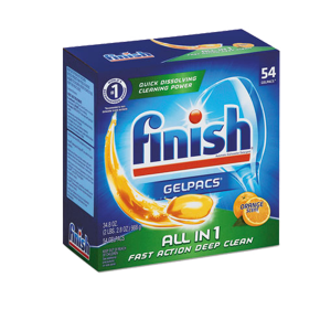 Reckitt Benckiser RAC81181CT FINISH Powerball Dishwasher Tabs Fresh Scent 54 Tabs Per Box 4 Boxes/Carton