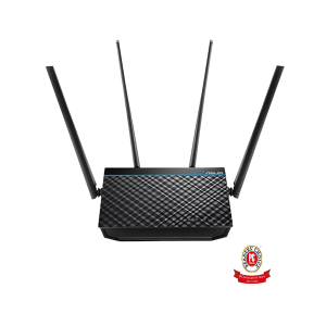  ASUS RT-ACRH17 AC1700 Dual Band WiFi Router with 4 Gigabit LAN Ports Easy App setup Parental Control MU-MIMO USB 3.0 port Gaming 4K Streaming