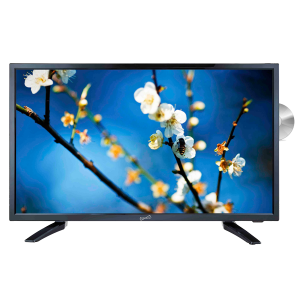 Supersonic SC-2412 24 Inch Widescreen LED HDTV with Built In DVD Player