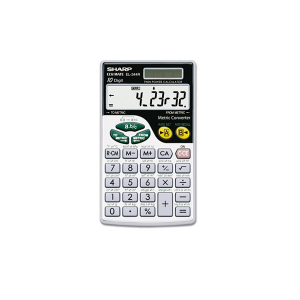 Sharp EL-344RB 10 Digit Handheld Basic Calculator