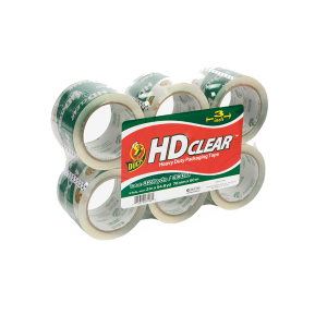 Shurtech 307352 HD Clear Packaging Tape 6 pack