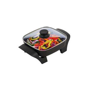 Brentwood SK-46 8 Inch Nonstick Electric Skillet with Glass Lid