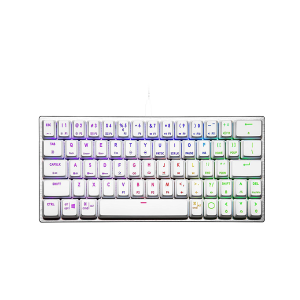 Cooler Master SK-620-SKTL1-US Sliver White USB Wired TKL Keyboard