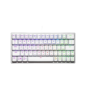 Cooler Master SK620 SK-620-SKTR1-US Sliver White USB Wired TKL Keyboard