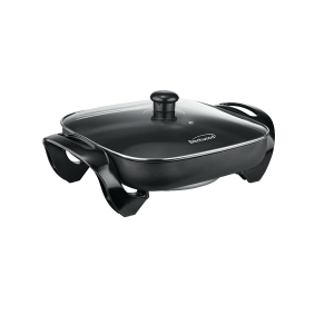 Brentwood SK-65 12 Inch Non Stick Electric Skillet with Glass Lid