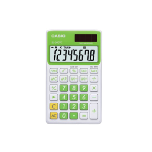 Casio SL300VCGNSIH Solar Wallet Calculator With 8 Digit Display 