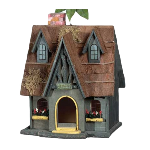 Songbird Valley 10029312 Thatch Roof Chimney Birdhouse