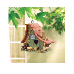 Songbird Valley 10029634 Love Shack Wood Bird House