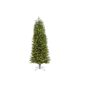 Nearly Natural T1443 6.5ft Slim Colorado Mountain Spruce Artificial Christmas Tree With 450 Warm White Micro LED Lights 