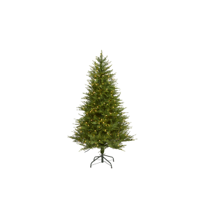 Nearly Natural T1448 5 Ft Wisconsin Fir Artificial Christmas Tree With 250 Warm White LED Lights And 578 Bendable Branches