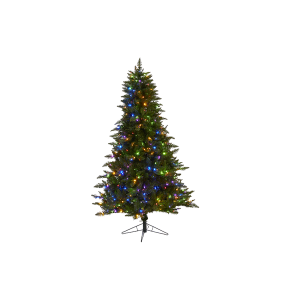 Nearly Natural T1457 6.5ft Vermont Spruce Artificial Christmas Tree With 450 Color Changing LED Lights