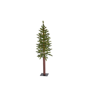 Nearly Natural T1463 4 Ft Alaskan Alpine Artificial Christmas Tree With 50 Clear Microdot Multifunction LED Lights And 56 Bendable Branches