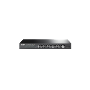 TP-Link T1500-28PCT 24 Port 10/100Mbps + 4-Port Gigabit Smart PoE+ Switch with 2 SFP Slots