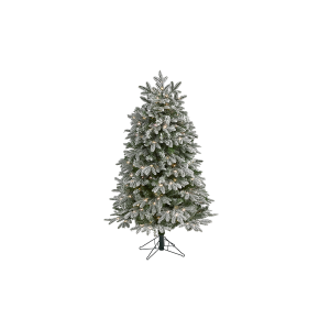 Nearly Natural T1574 5 Ft Flocked Colorado Mountain Fir Artificial Christmas Tree 