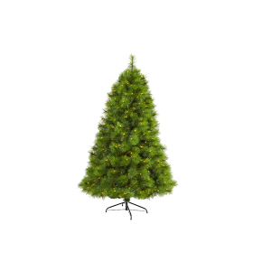 Nearly Natural T1616 6.5ft Green Scotch Pine Artificial Christmas Tree 