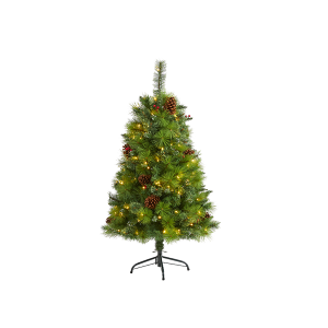 Nearly Natural T1620 4ft Montana Mixed Pine Artificial Christmas Tree