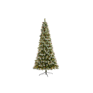 Nearly Natural T1631 9ft Frosted Swiss Pine Artificial Christmas Tree