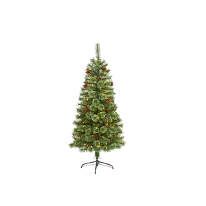 Nearly Natural T1640 5ft White Mountain Pine Artificial Christmas Tree