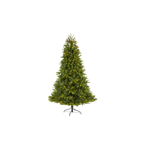 Nearly Natural T1659 7ft New Haven Spruce Natural Look Artificial Christmas Tree