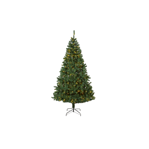 Nearly Natural T1719 7.5ft Northern Tip Pine Artificial Christmas Tree With 400 Clear LED Lights 