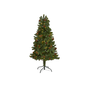 Nearly Natural T1775 5 Ft Rocky Mountain Spruce Artificial Christmas Tree 