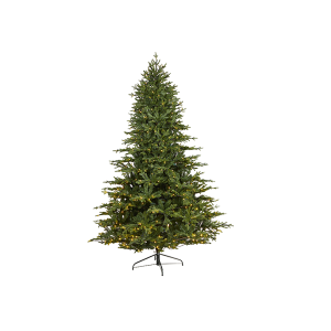 Nearly Natural T1807 7.5 ft  Wyoming Spruce Artificial Christmas Tree With 650 Clear LED Lights 