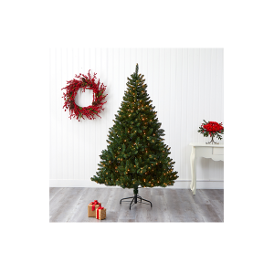 Nearly Natural T1915 7ft Northern Rocky Spruce Artificial Christmas Tree