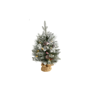 Nearly Natural T2006 2ft Flocked Artificial Christmas Tree