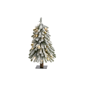 Nearly Natural T2036 2ft Flocked Grand Alpine Artificial Christmas Tree