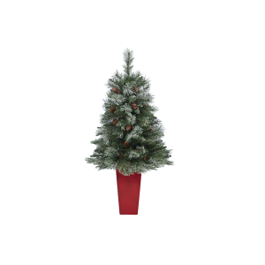 Nearly Natural T2257 44 Inches Snowed French Alps Mountain Pine Artificial Christmas Tree 