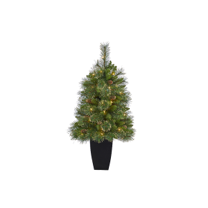 Nearly Natural T2283 3.5Ft Golden Tip Washington Pine Artificial Christmas Tree 