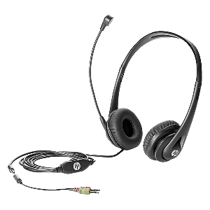HP T4E61AT Noise Canceling v2 Business Headset 