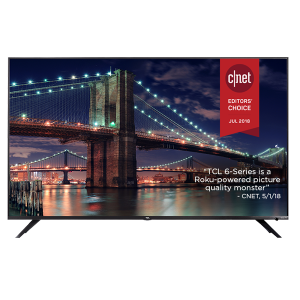 TCL 65R617 65" CLASS 6-SERIES 4K UltraHD Dolby Vision HDR Roku Smart TV