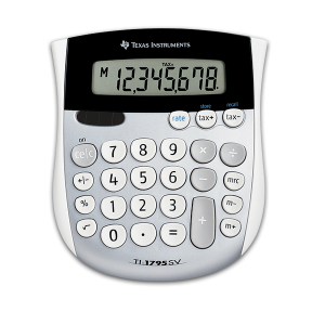 Texas Instruments TI-1795 SV Basic Calculator