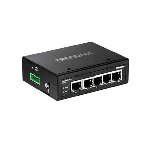 TRENDnet TI-G50 5-Port Hardened Industrial Gigabit DIN-Rail Switch