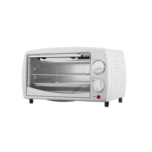 Brentwood TS-345W Stainless Steel 4 Slice Toaster Oven White