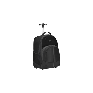 Targus TSB750US 16" Compact Rolling Backpack Black
