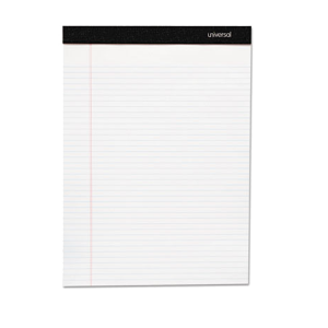 Universal UNV30630 Premium Ruled Writing Pad White