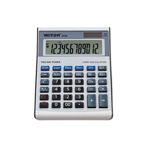 VICTOR VCT6500 12 Digit LCD Executive Desktop Business Calculator