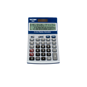 VICTOR VCT9800 Easy Check Two Line Calculator