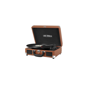 Innovative Technology VSC-550BT-COG Bluetooth Suitcase Turntable, Cognac