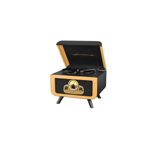 Innovative VTA-30-CAM Wooden Turntable with Bluetooth, Gold-Black