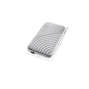 Western Digital WDBAGF0020BSL-WESN EXTERNAL SSD 2TB MAIBOCK SILVER